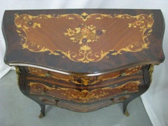 Inlaid Chest of Drawers in Rococo Style, 20th Century