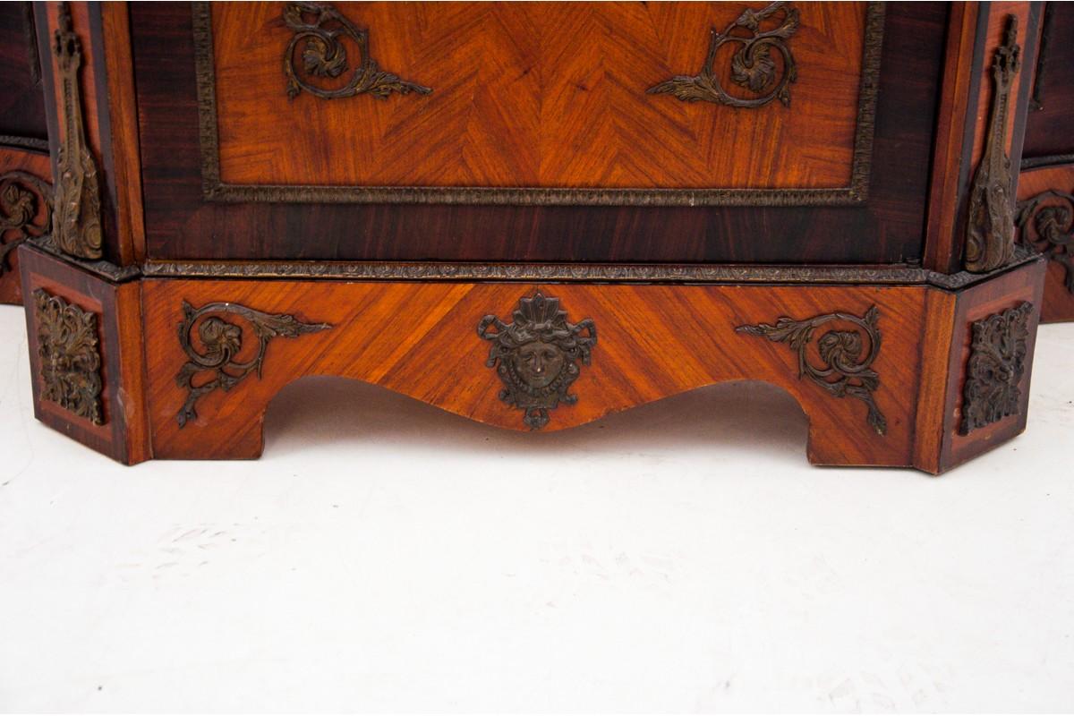 Inlaid chest of drawers, Italy, mid-19th century. For Sale 7