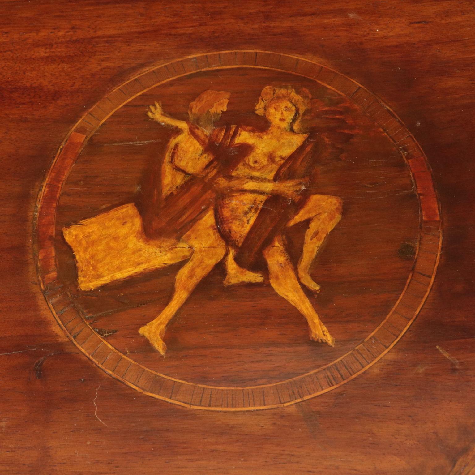 Inlaid Chest of Drawers, Walnut, Italy, 18th-19th Century 3