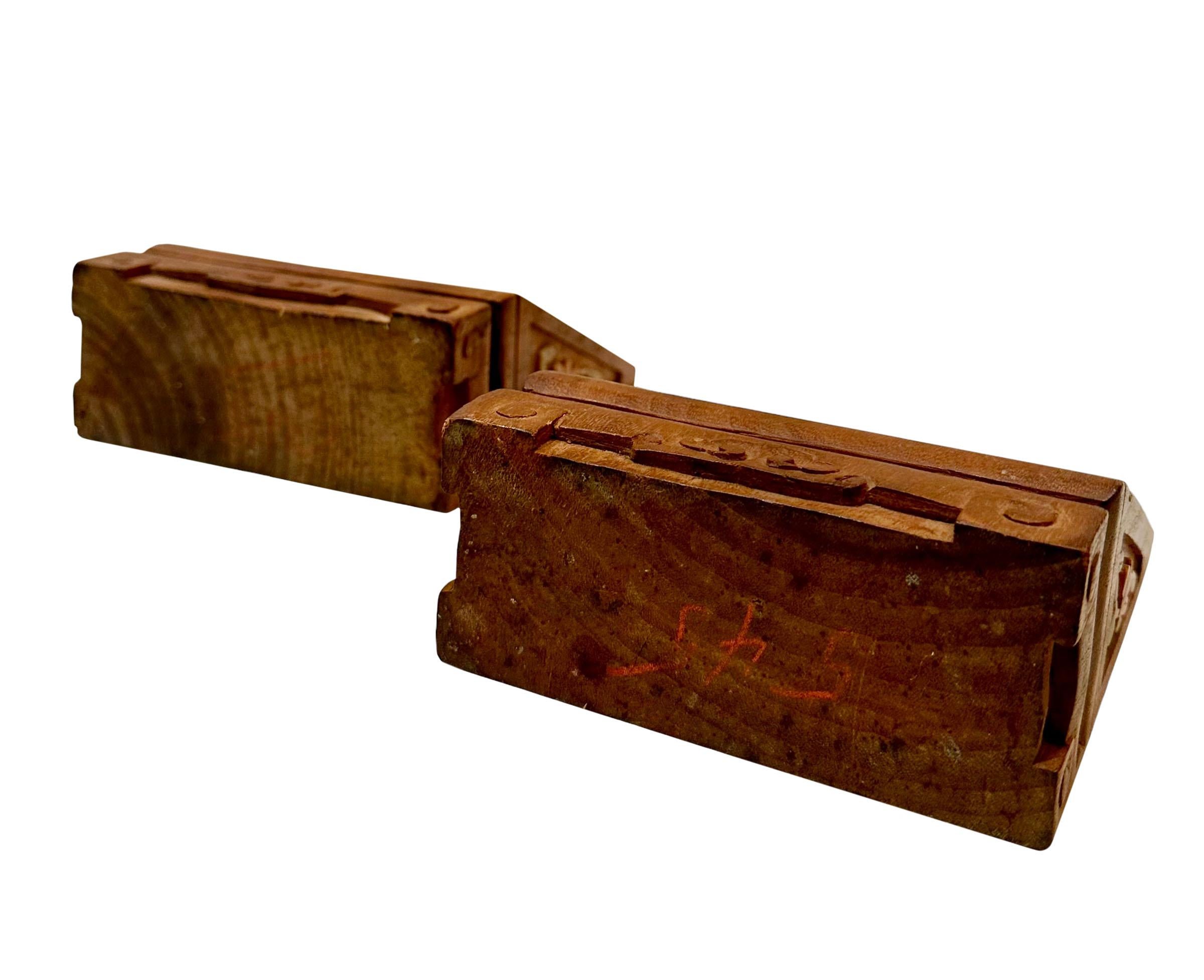 Inlaid Chinese Bookends For Sale 1