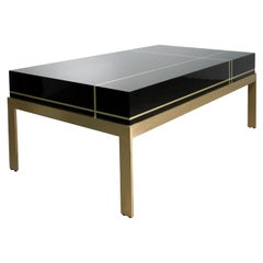 Jay Stanger Inlaid Coffee Table For Sale at 1stDibs