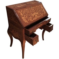 Inlaid Desk Early 20th Century