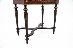 Inlaid Desk, Napoleon III, France, circa 1870, Antique