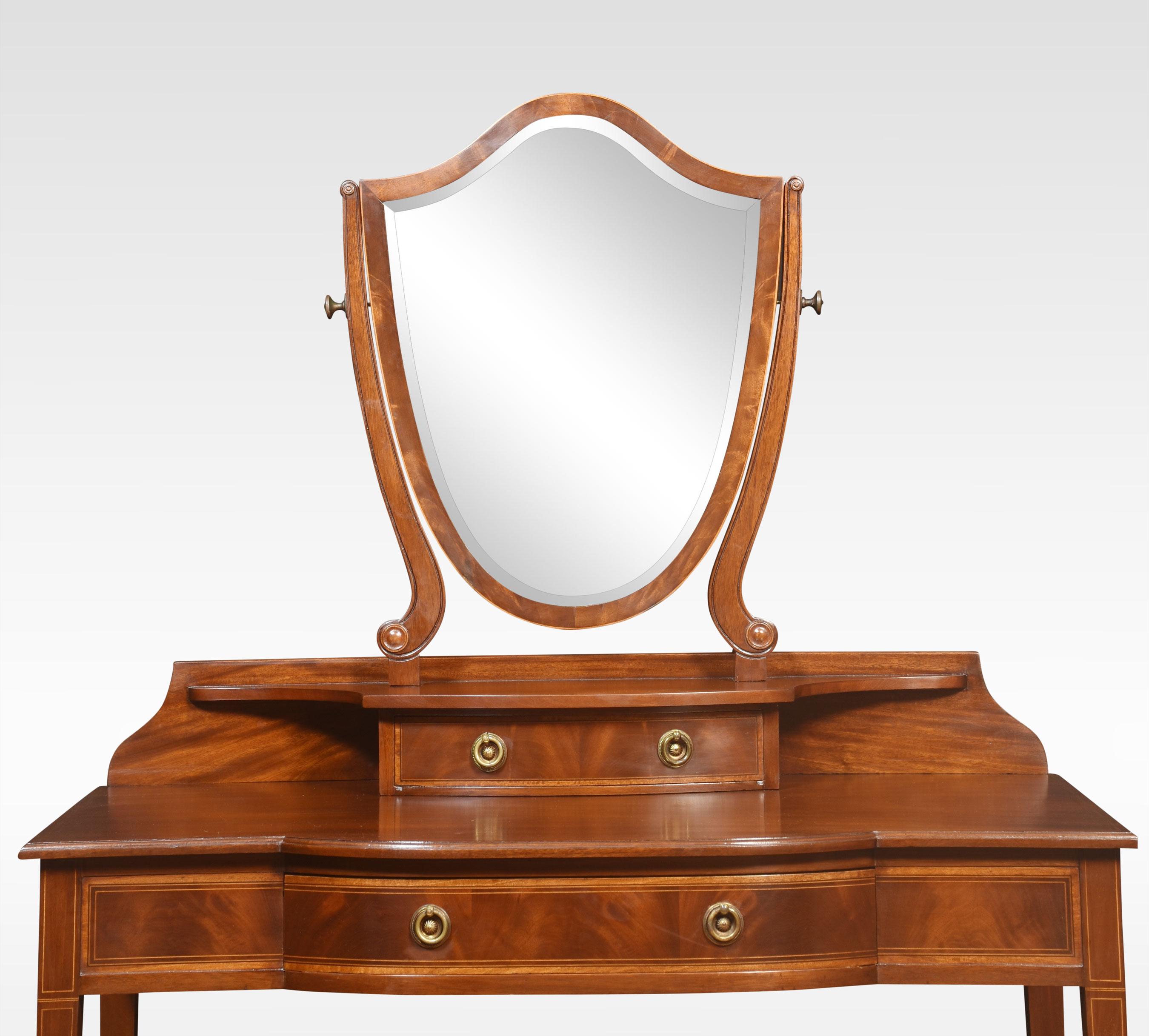 20th Century inlaid dressing table For Sale