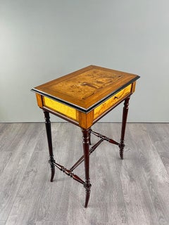 Inlaid Dressing Table / Jewelry Table, Napoleon III Period