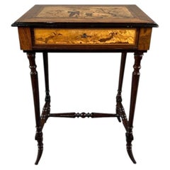 Inlaid Dressing Table / Jewelry Table, Napoleon III Period