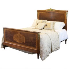 Inlaid Empire Style Antique Bed WK121