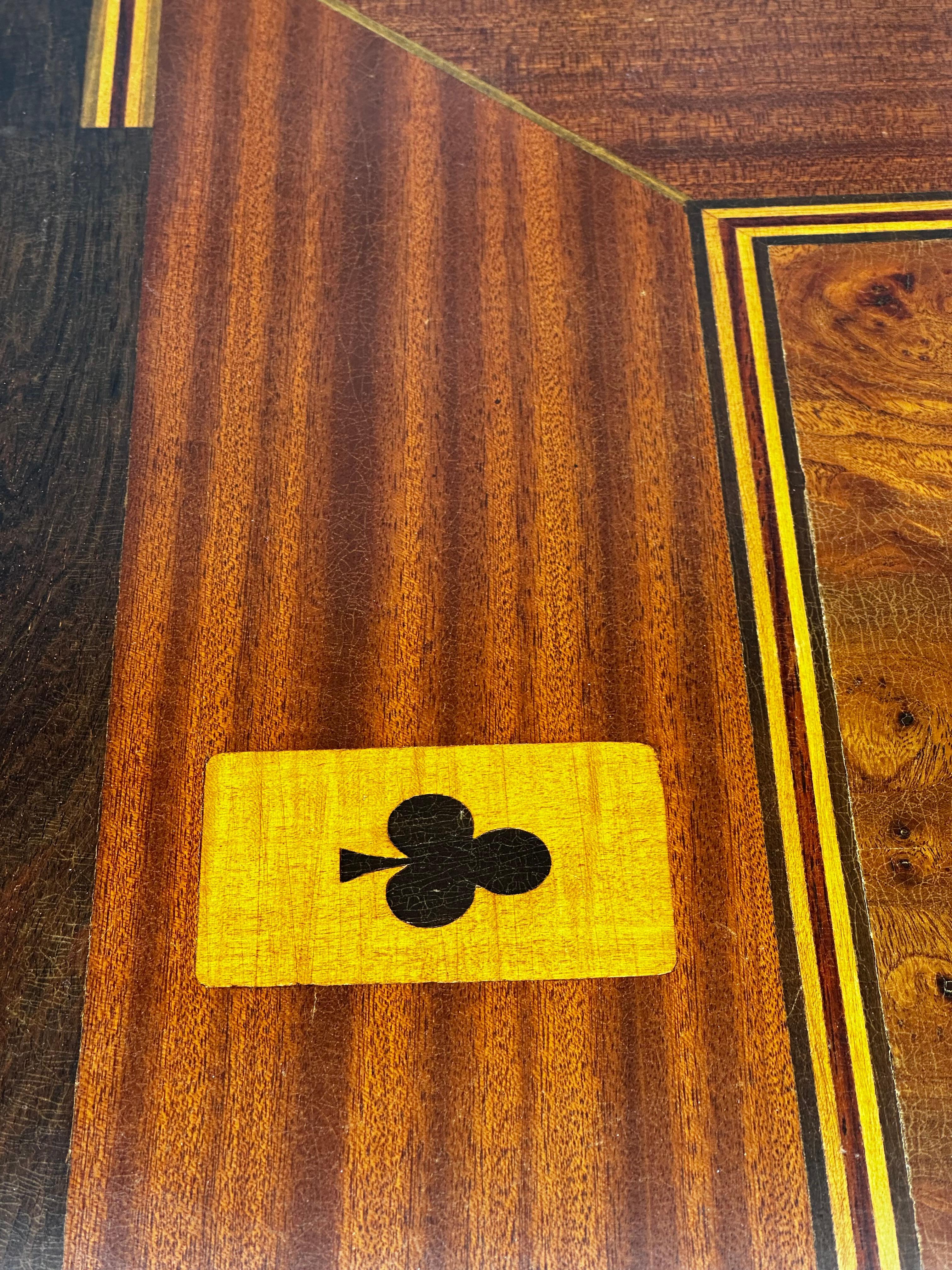 Inlaid Folding Game Table 5