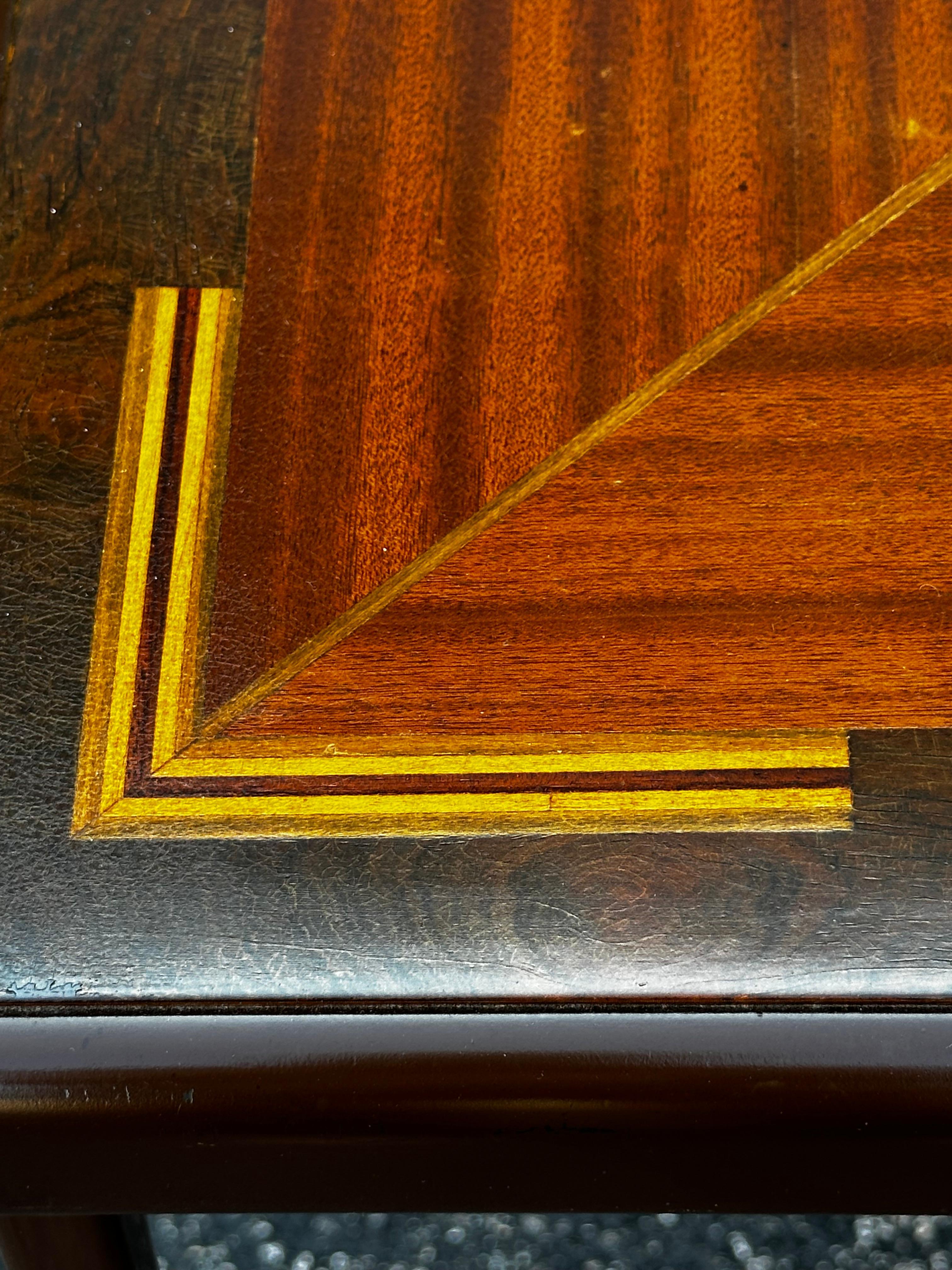 Inlaid Folding Game Table 10