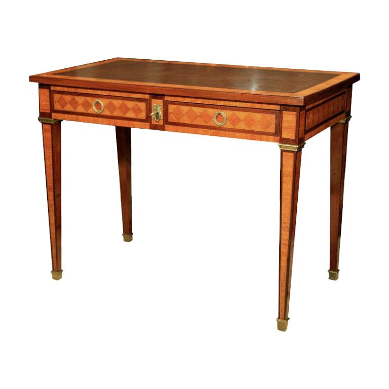 Inlaid French Bureau Plat / Writing Table