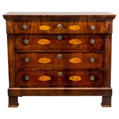 Inlaid French Four-Drawer Chest