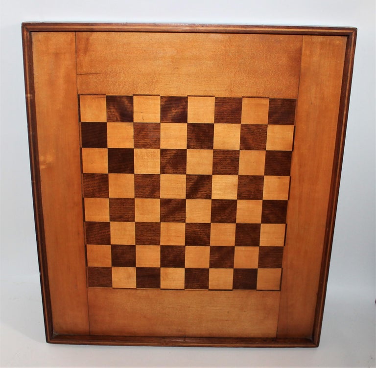 Adirondack Inlaid Game Board, Oversize C. 1930 For Sale