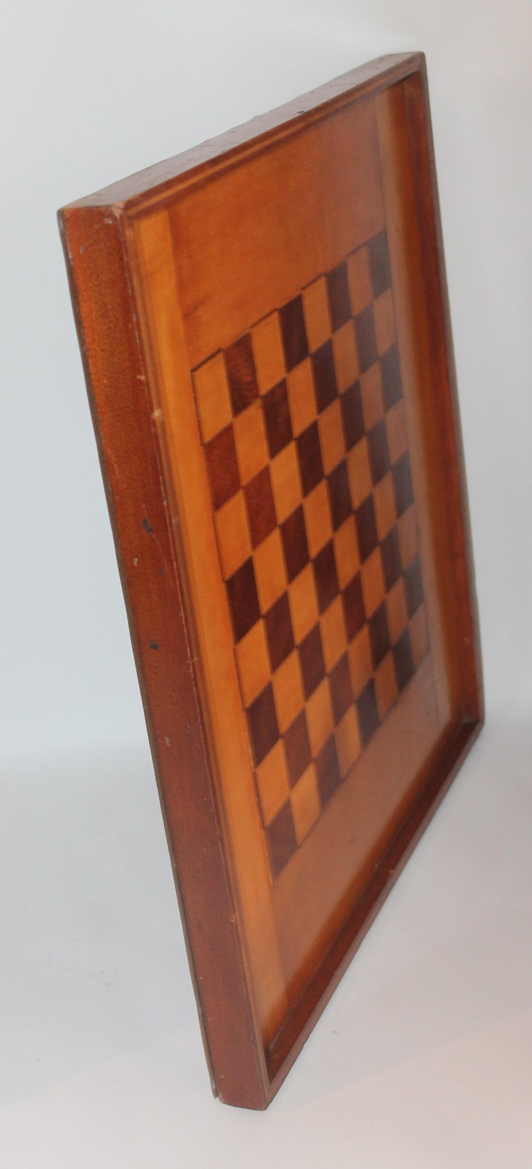 American Inlaid Game Board, Oversize C. 1930 For Sale