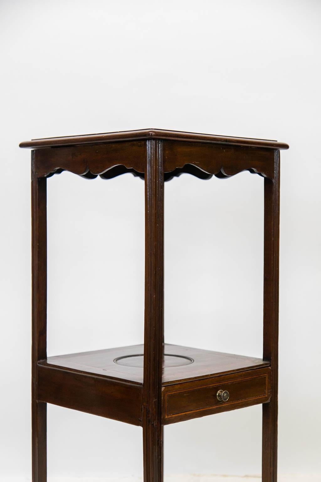 Inlaid George III One Drawer Table For Sale 1