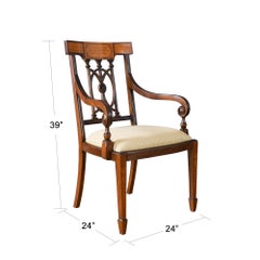 Inlaid Hepplewhite Chairs, Set of 10