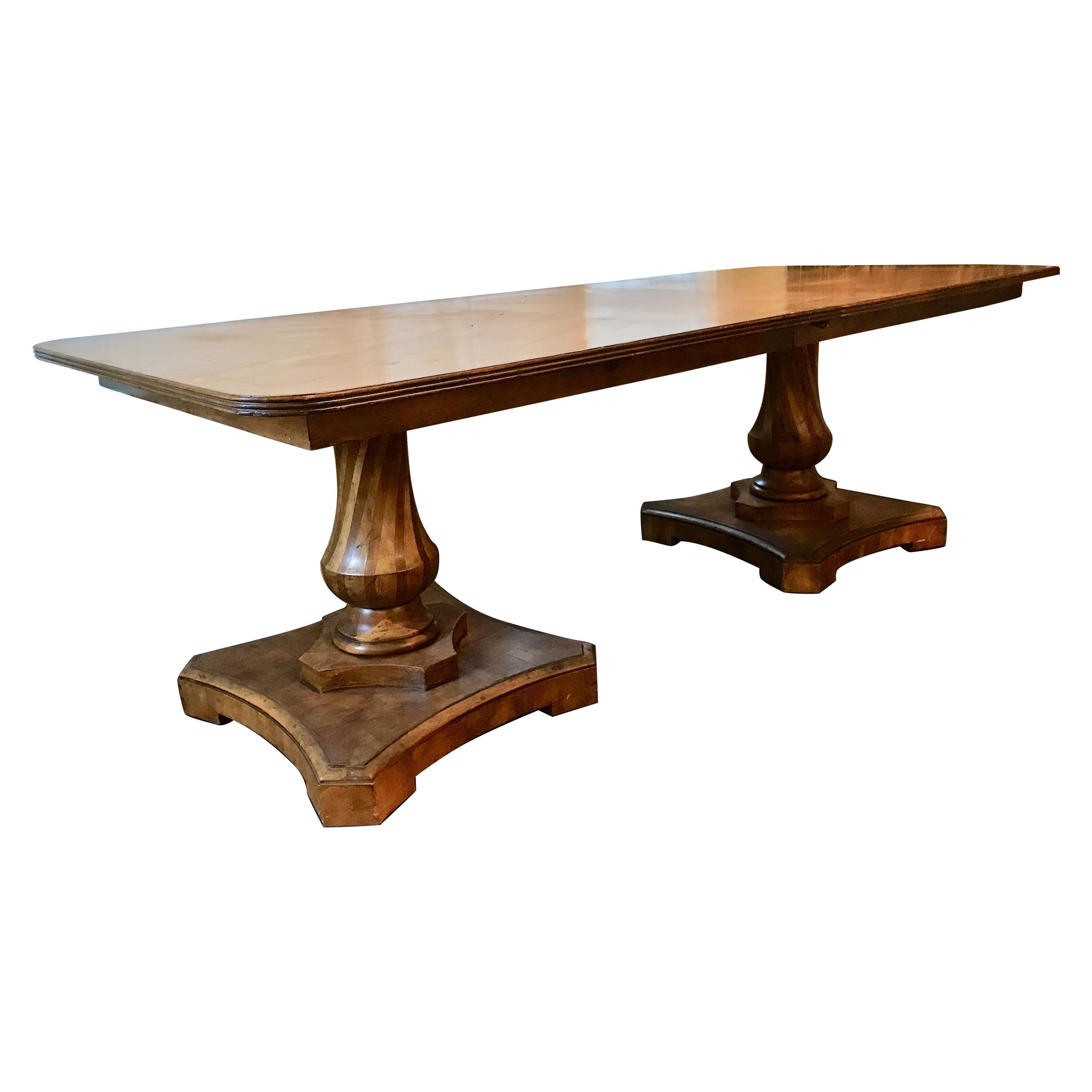 Inlaid Italian Dining Table at 1stDibs