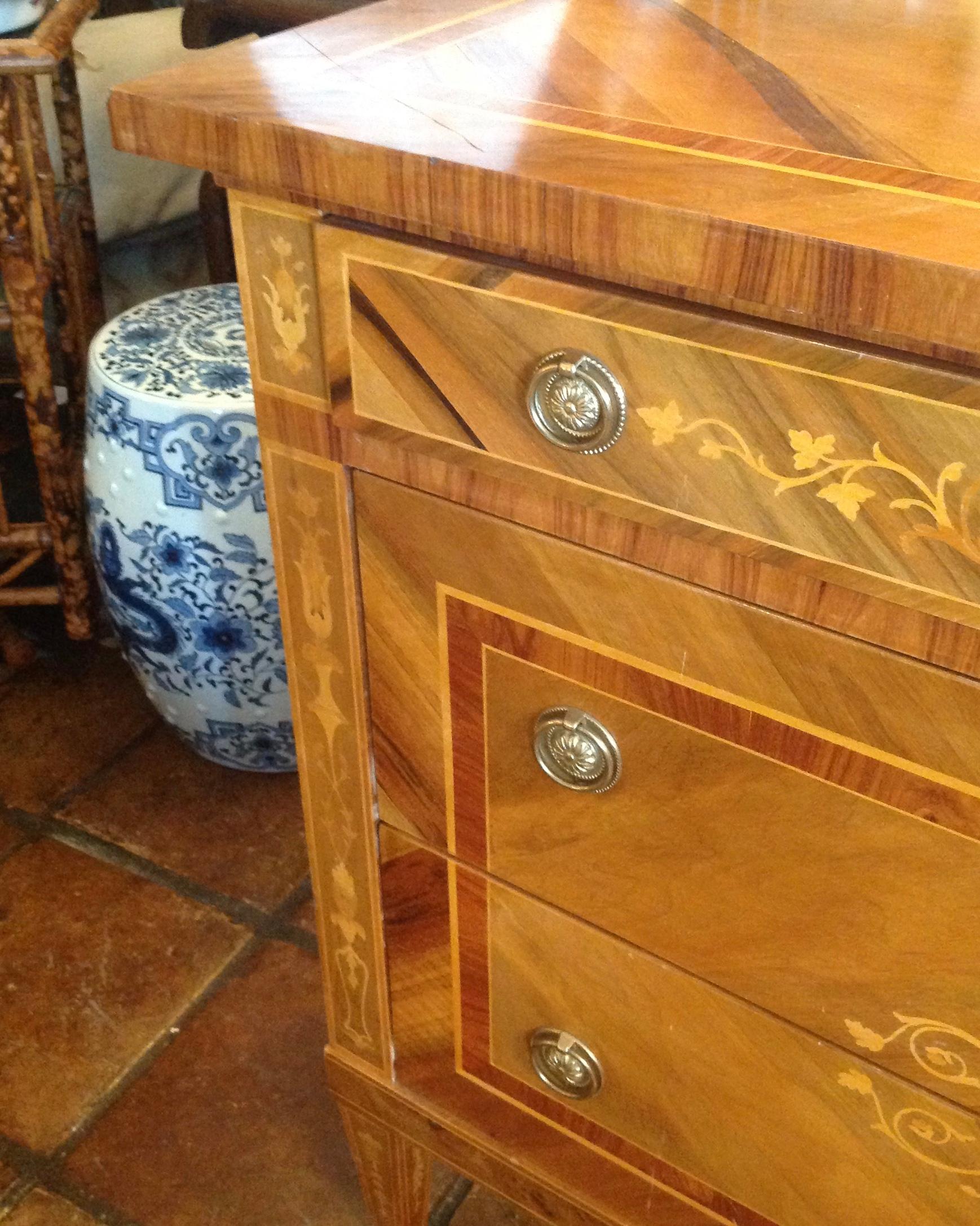 Inlaid Italian Neoclassic Commode 4