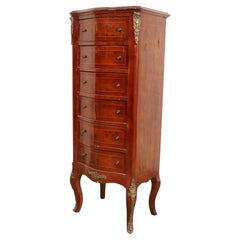 Inlaid Mahogany French Lingerie Chest