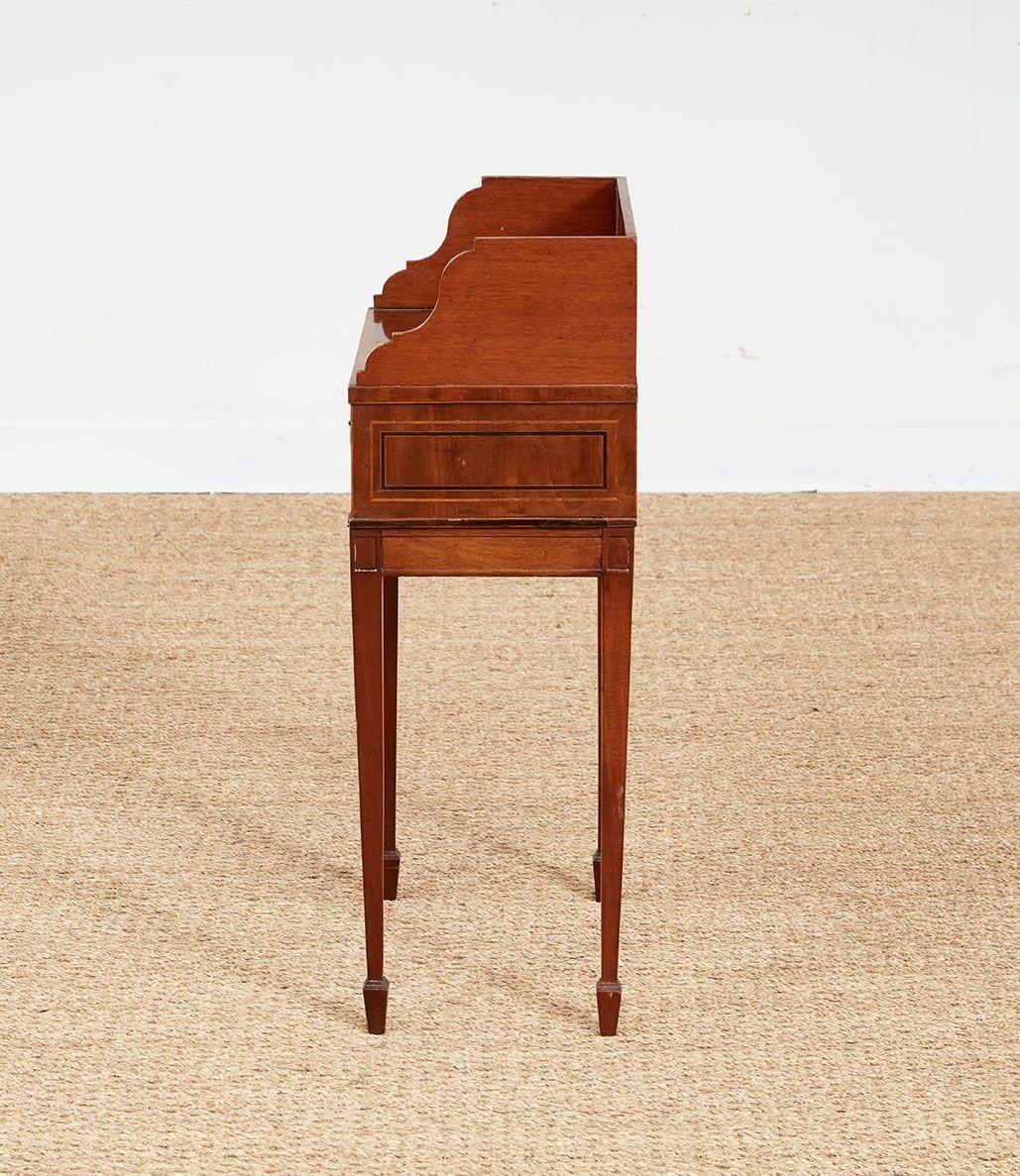 Inlaid Mahogany Hall Table For Sale 1