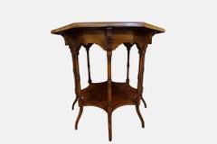 Inlaid Mahogany Octagonal Table