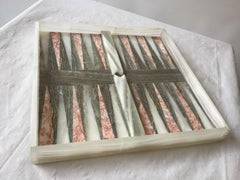 Inlaid Marble Chess Board/Backgammon Board