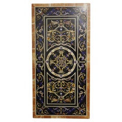 Inlaid marble top