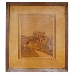 Marquetería de boj de la campiña escocesa
