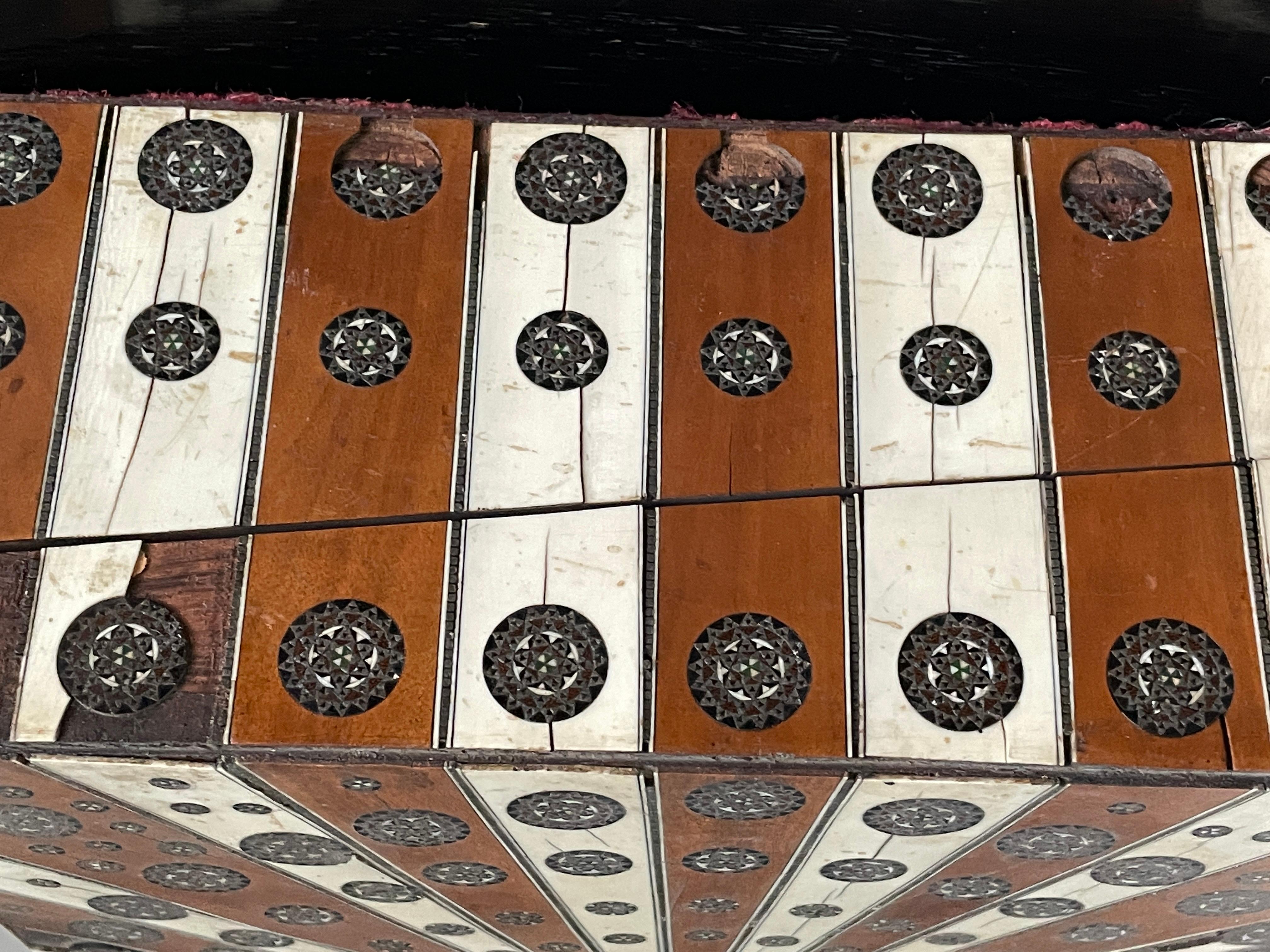 Inlaid Micro Mosaic Writing Box. For Sale 2