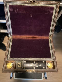 Inlaid Micro Mosaic Writing Box.