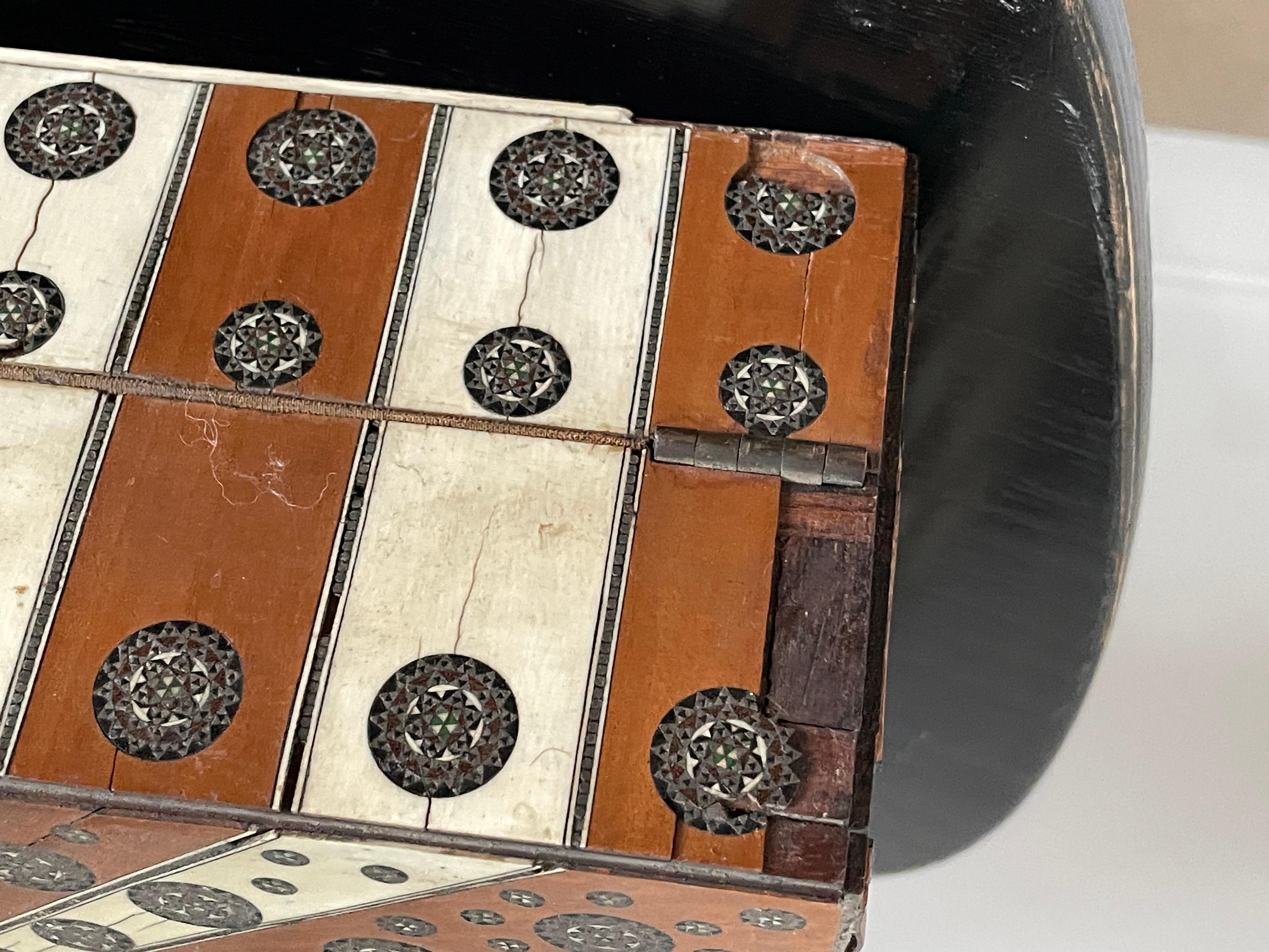 Late 19th Century Inlaid Micro Mosaic Writing Box.  For Sale