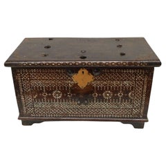 Inlaid Mid Eastern Small Trunk