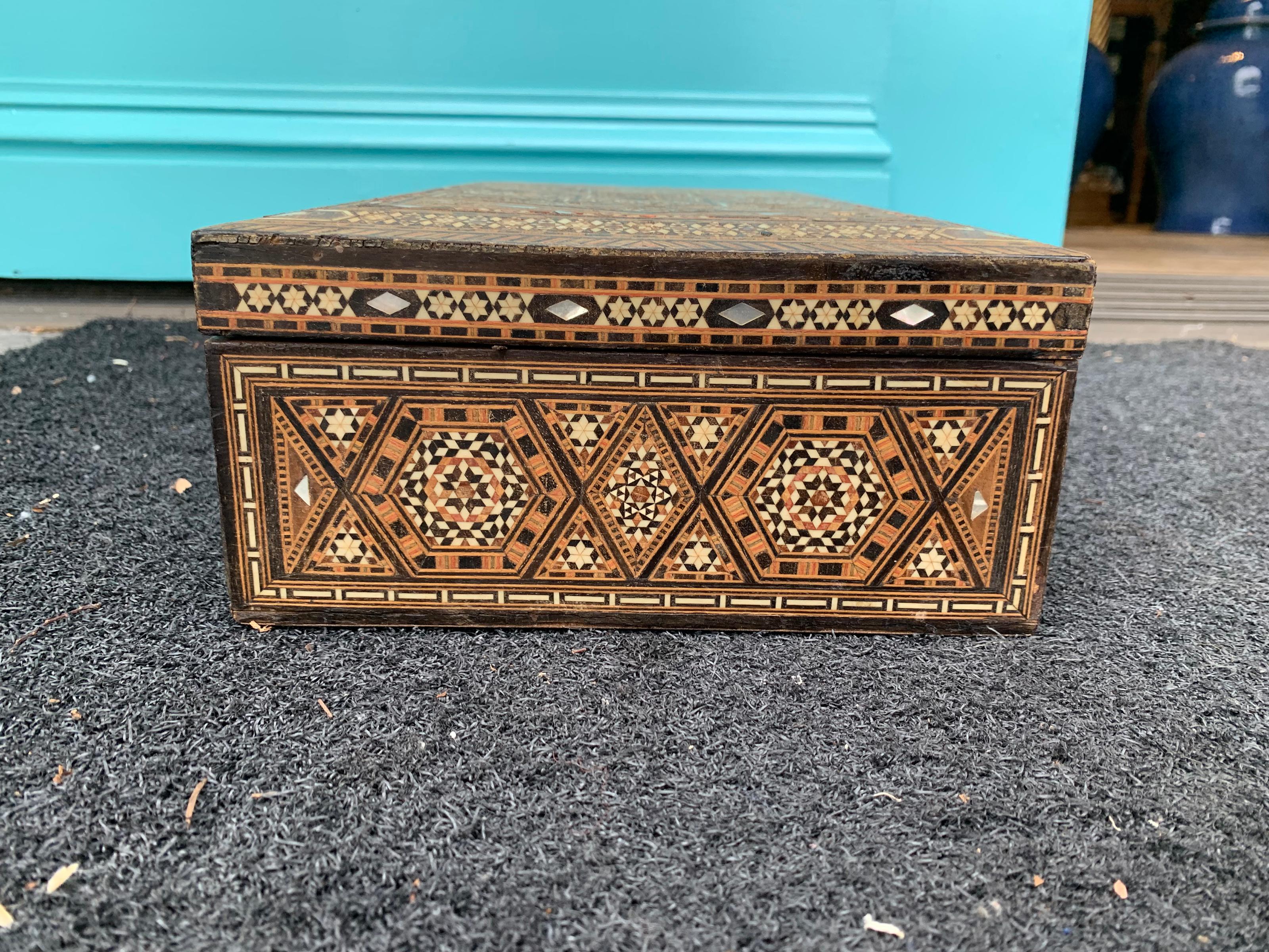 Inlaid Moroccan Box, circa 1890 5