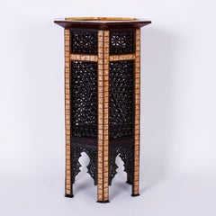Inlaid Moroccan Stand or Pedestal