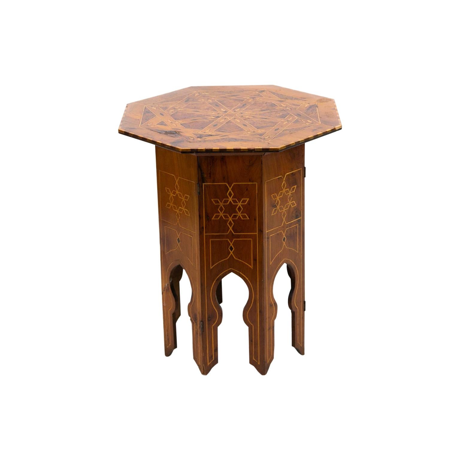 Inlaid Octagonal Table
