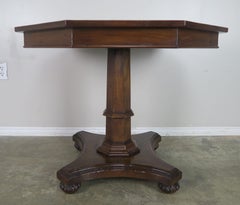 Inlaid Octagonal Table with Star Design, 20th Century