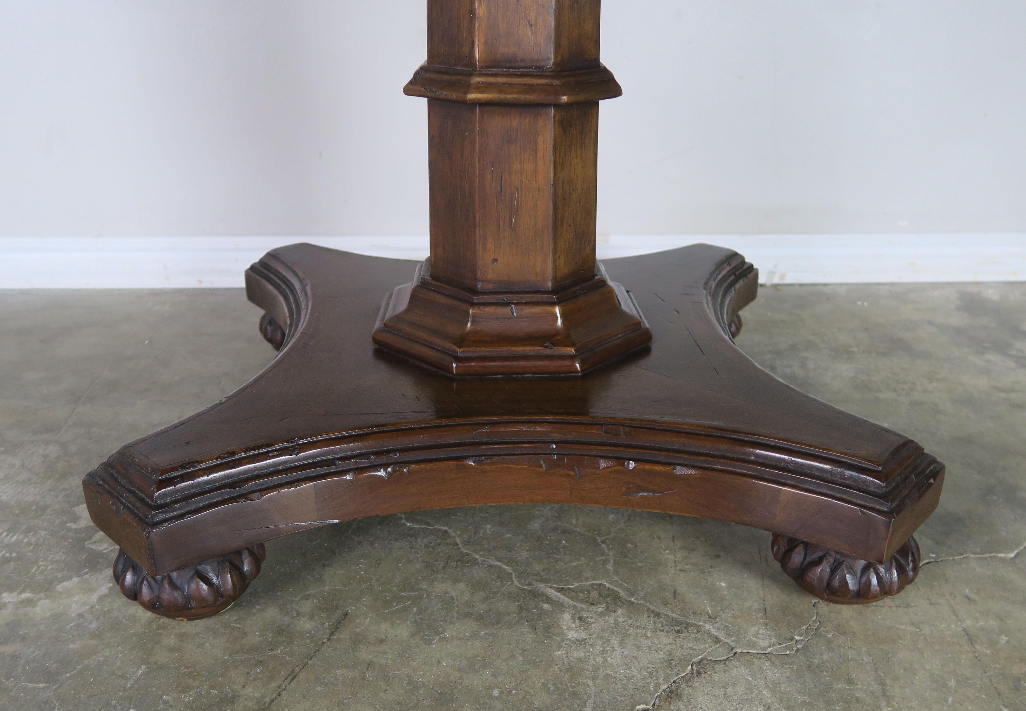 Inlaid Octagonal Table with Star Design, 20th Century 1