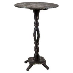 Inlaid Oriental Tea Table From the Early 20th Century