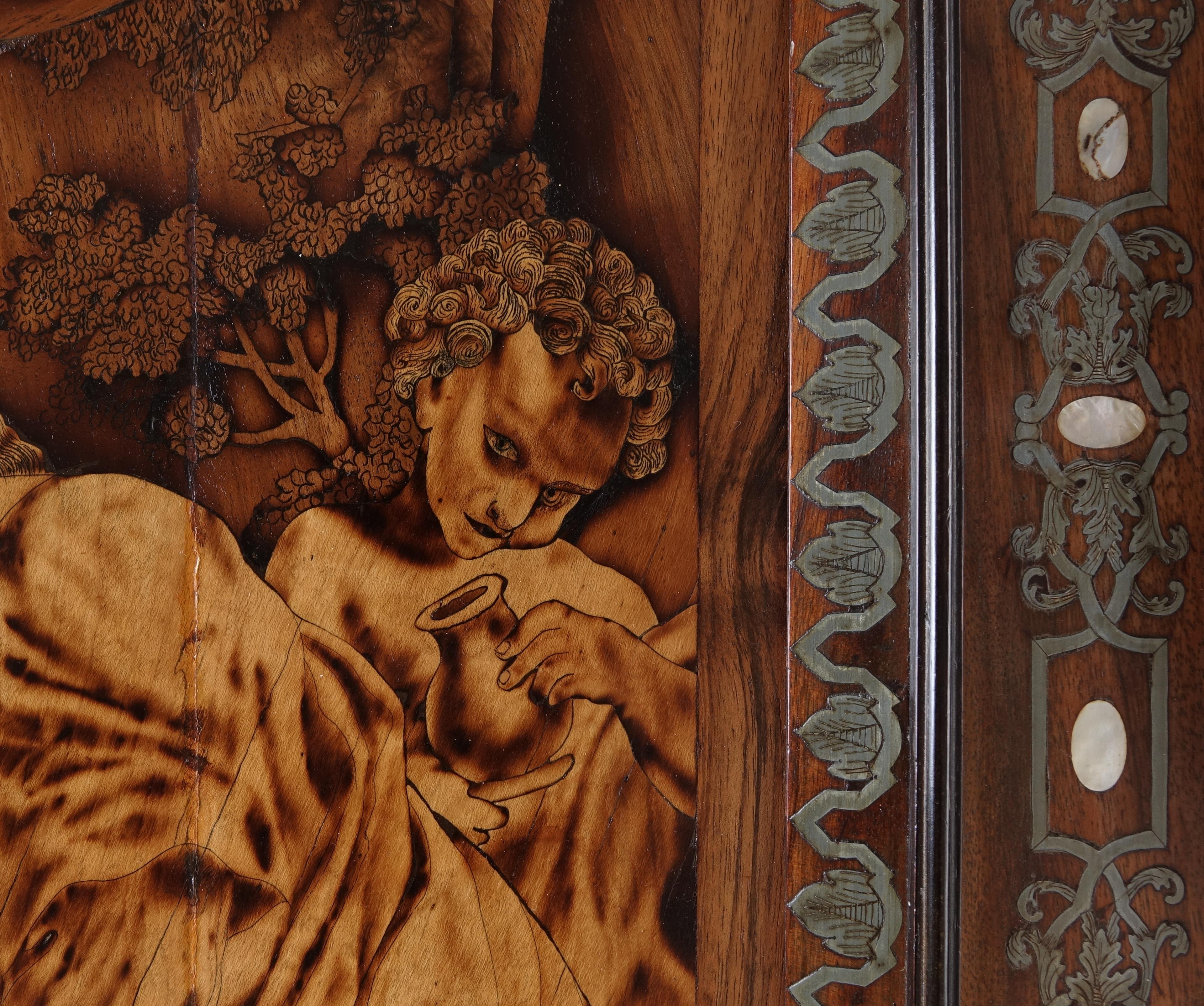 Inlaid Panel Painting, Inlay by Giovanni Maffezzoli, Madonna Di San Girolamo 6
