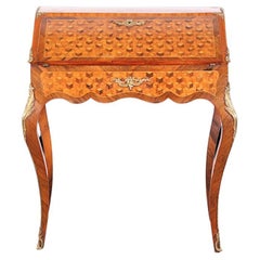 Antique Inlaid Parquetry Desk or Writing Table