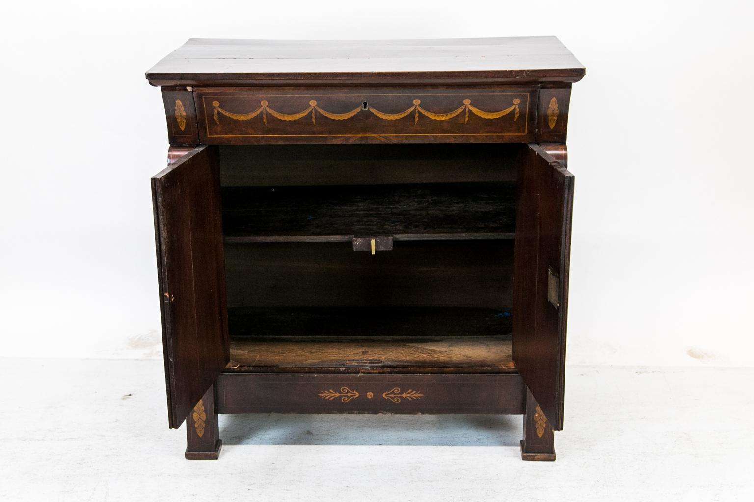 Inlaid Regency Console Cabinet For Sale 2