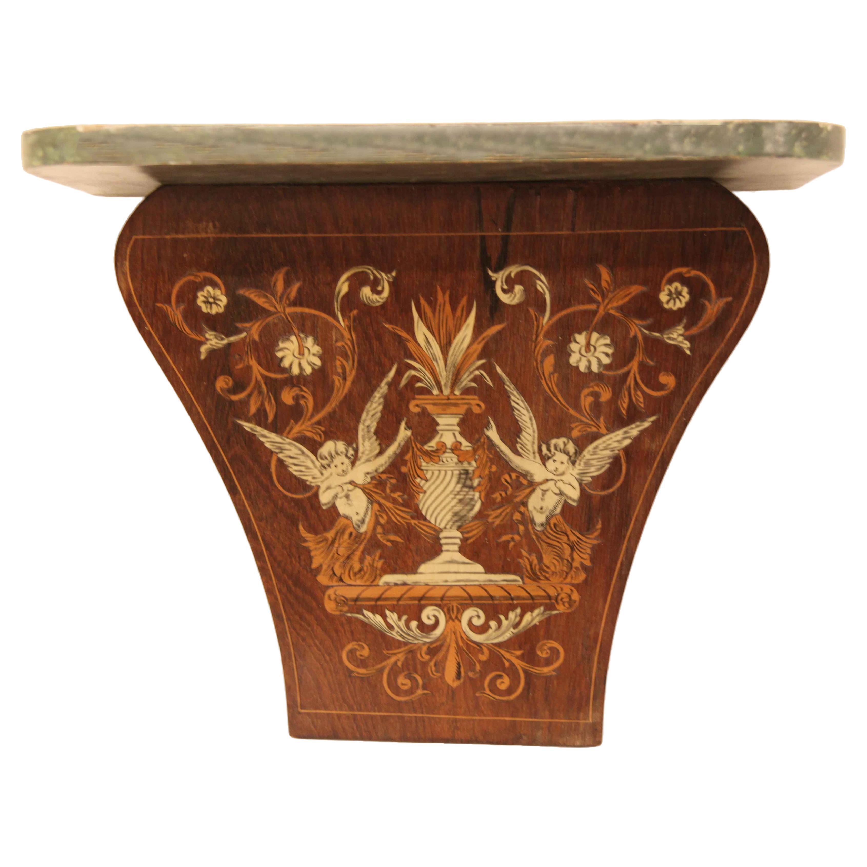 Inlaid Rosewood Wall Bracket For Sale