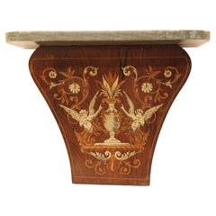 Antique Inlaid Rosewood Wall Bracket