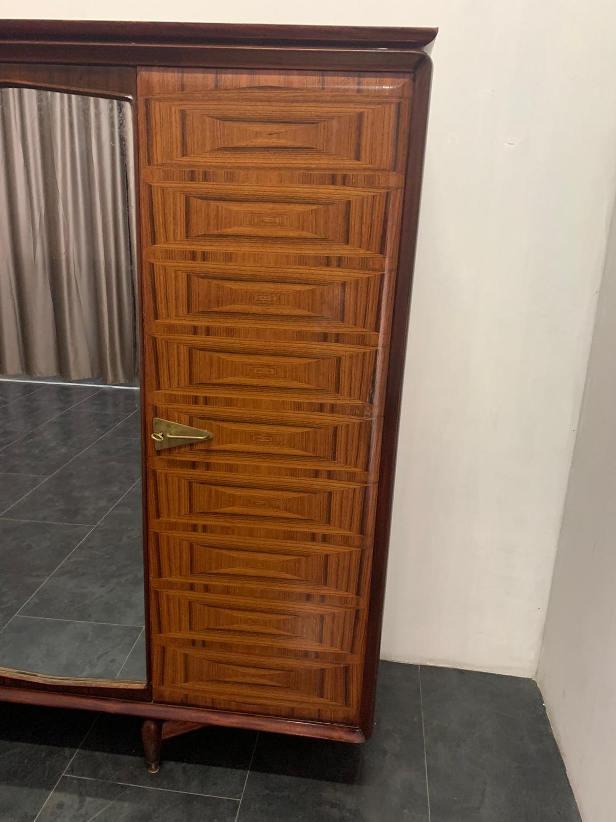 Inlaid Rosewood Wardrobe from Dassi, 1950s For Sale 2