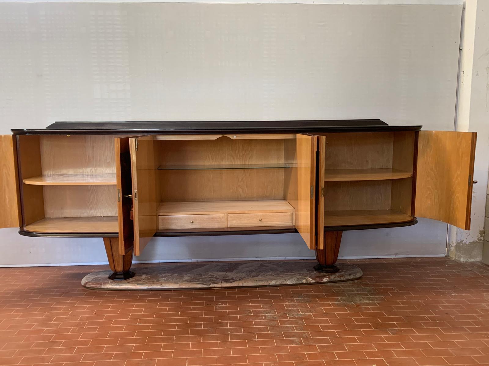 Ensemble de salon en marqueterie par Dassi Mobili Moderni, années 1950, ensemble de 12 pièces en vente 4