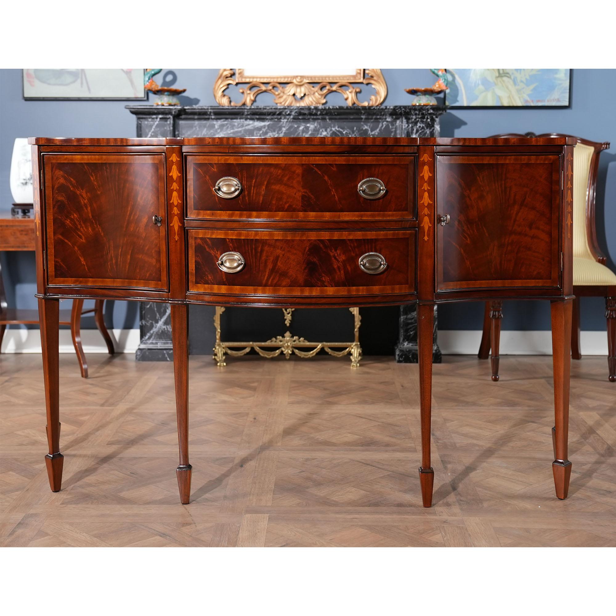 Regency Buffet marqueté en vente