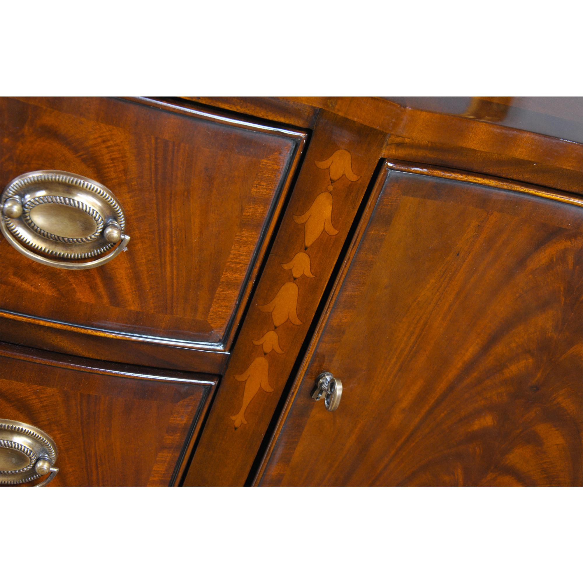 Contemporary Inlaid Sideboard For Sale