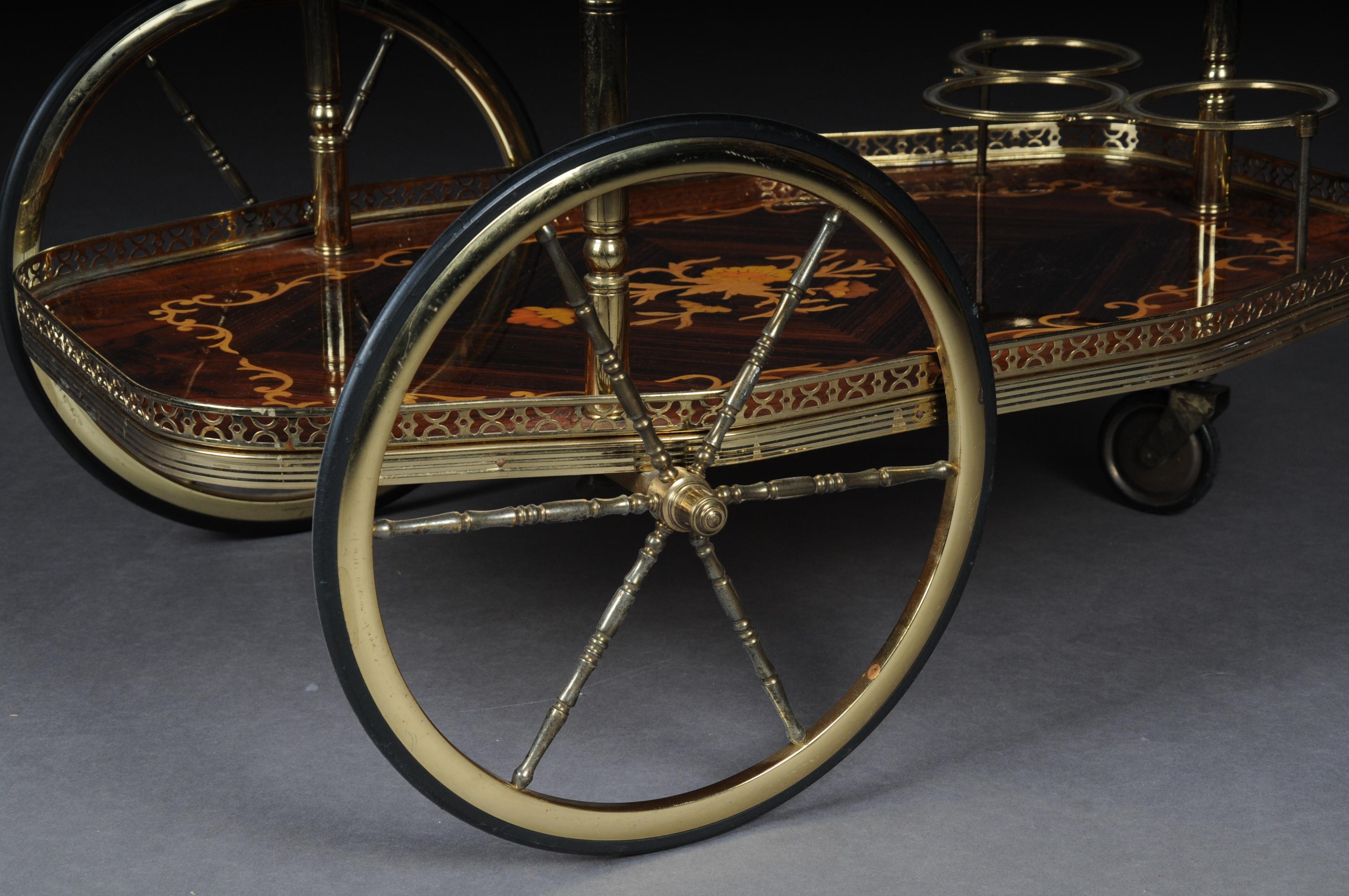 20th Century Inlaid Table Bar Table Italy, circa 1960