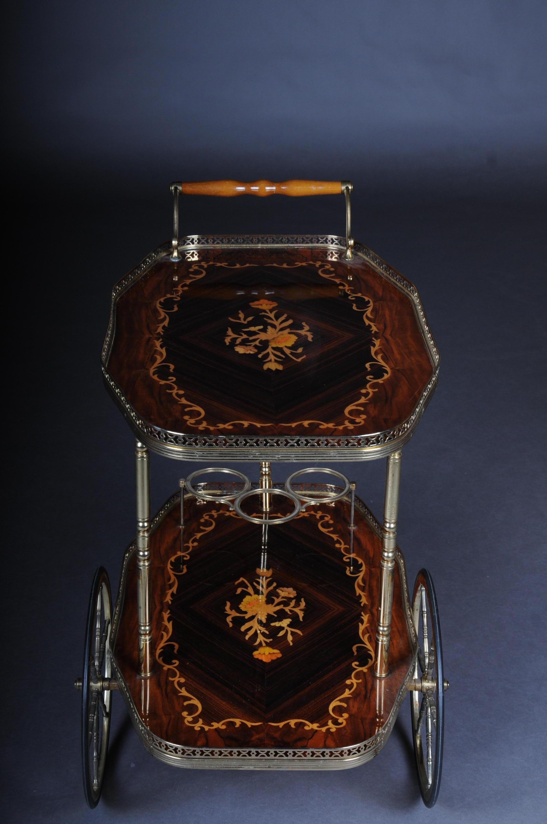 Inlaid Table Bar Table Italy, circa 1960 2