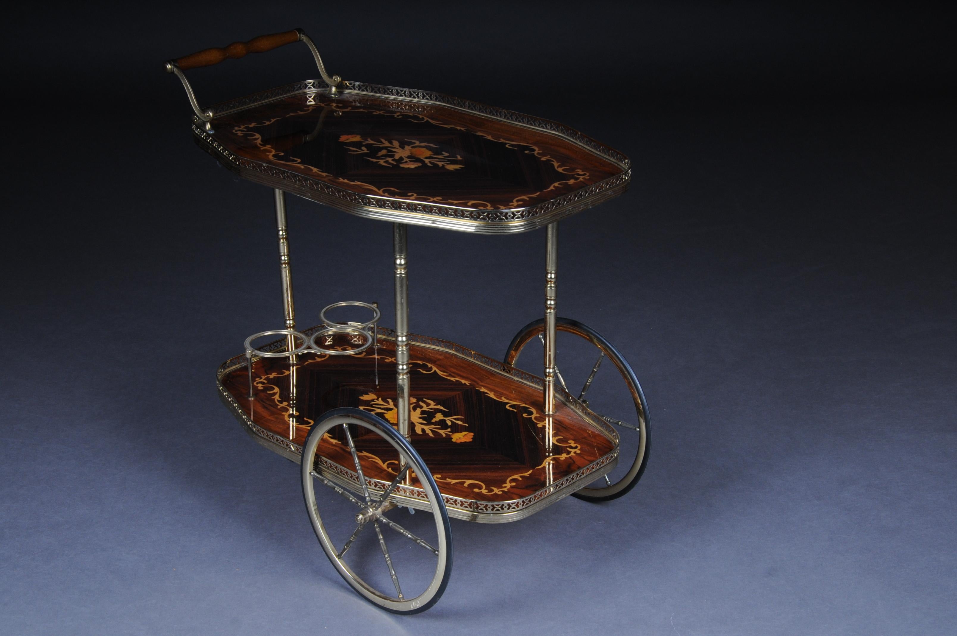 Inlaid Table Bar Table Italy, circa 1960 3