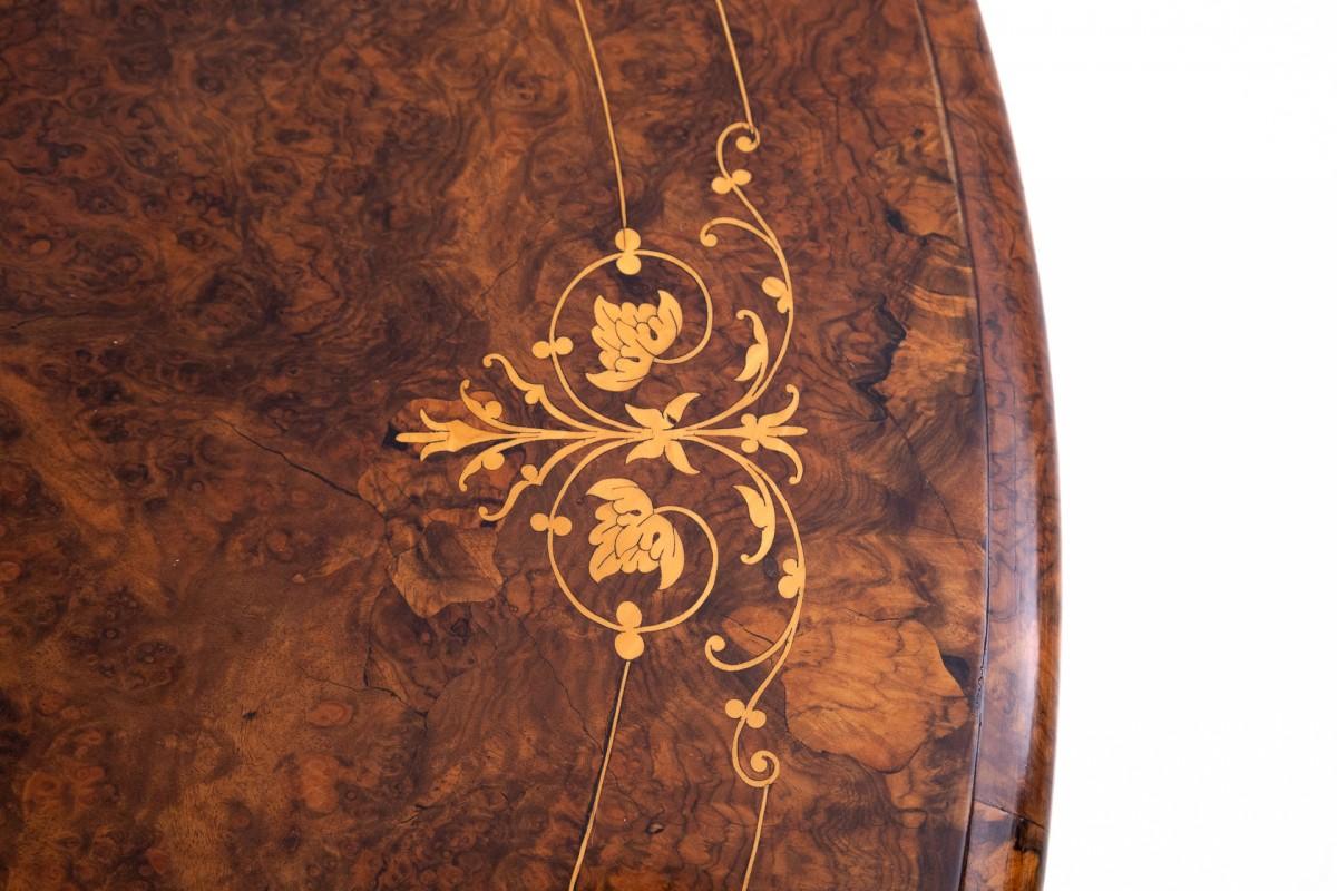 Late 19th Century Inlaid table, Western Europe, late 19th century. For Sale